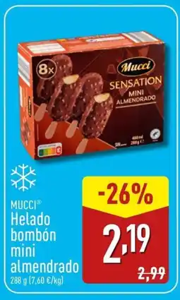ALDI MUCCI Helado bombón mini oferta