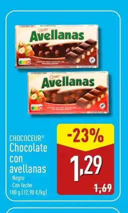ALDI CHOCOCEUR Chocolate con avellanas oferta