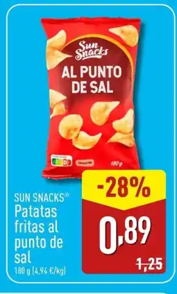 ALDI SUN SNACKS Patatas fritas al punto de sal oferta