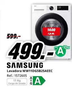 MediaMarkt SAMSUNG Lavadora WW11DG5B25AEEC oferta