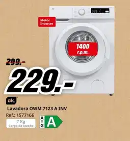 MediaMarkt Lavadora OWM 7123 A INV oferta