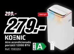 KOENIC Aire acondicionado portátil 12000 BTU