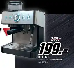 MediaMarkt KOENIC Cafetera express KEM 21524 M oferta