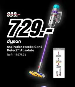 MediaMarkt DYSON Aspirador escoba Gen5 Detect Absolute oferta