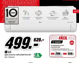 MediaMarkt LG Split inverter LGPLUSWF12X.SET A oferta