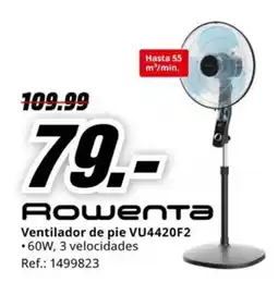 MediaMarkt ROWENTA Ventilador de pie VU4420F2 oferta