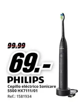 MediaMarkt PHILIPS Cepillo eléctrico Sonicare 5500 HX7111/01 oferta