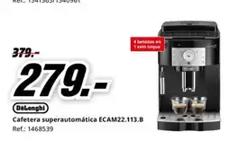 MediaMarkt DELONGHI Cafetera superautomática ECAM22.113.B oferta