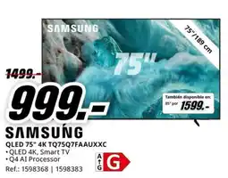 MediaMarkt SAMSUNG QLED 75" 4K TQ75Q7FAAUXXC oferta