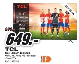MediaMarkt TCL Mini LED 65" 4K 65C6K oferta