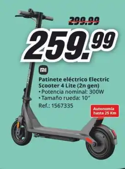 MediaMarkt Patinete eléctrico Electric Scooter 4 Lite (2n gen) oferta