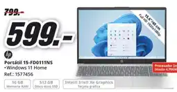 MediaMarkt HP Portátil 15-FD0111NS oferta