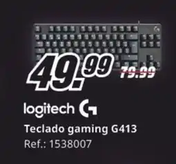 MediaMarkt LOGITECH Teclado gaming G413 oferta