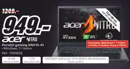 MediaMarkt ACER Portátil gaming ANV15-41 oferta