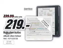 MediaMarkt RAKUTEN KOBO eBook Libra Colour oferta