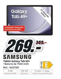 MediaMarkt SAMSUNG Tablet Galaxy Tab A9+ oferta