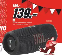 MediaMarkt Altavoz inalámbrico Charge 5 oferta