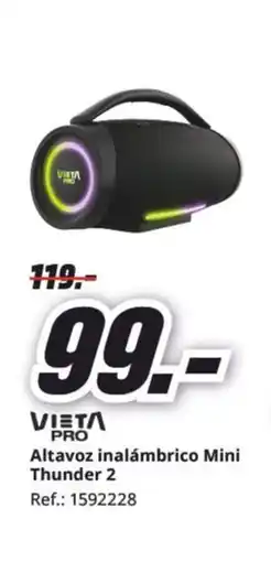 MediaMarkt Altavoz inalámbrico Mini Thunder 2 oferta