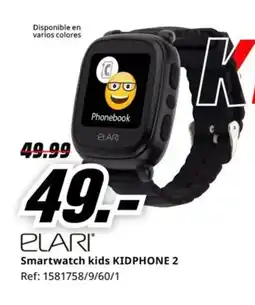 MediaMarkt Smartwatch kids KIDPHONE 2 oferta