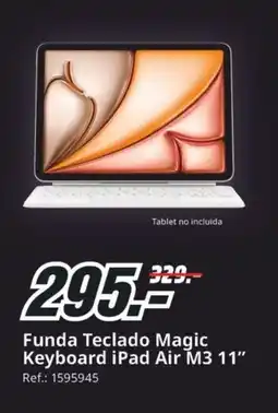 MediaMarkt Funda Teclado Magic Keyboard iPad Air M3 11" oferta