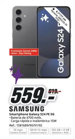 MediaMarkt SAMSUNG Smartphone Galaxy S24 FE 5G oferta