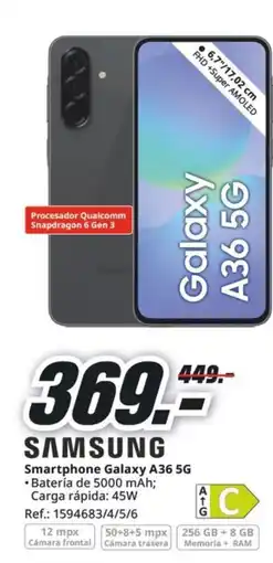 MediaMarkt SAMSUNG Smartphone Galaxy A36 5G oferta