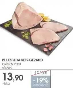 Supermercados Plaza Pez espada refrigerado oferta