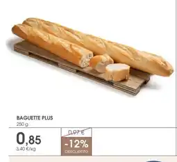 Supermercados Plaza Baguette plus oferta