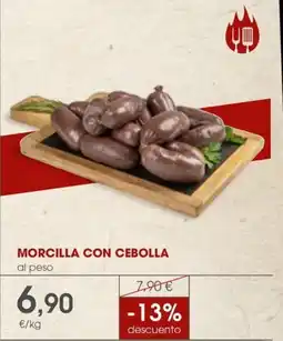 Supermercados Plaza Morcilla con cebolla oferta