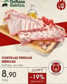 Supermercados Plaza Costillas frescas ibéricas oferta