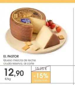 Supermercados Plaza EL PASTOR Queso mezcla de leche cruda reserva oferta