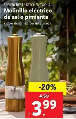 Ocine Silvercrest kitchen tools - molinillo electrico de sal o pimienta oferta