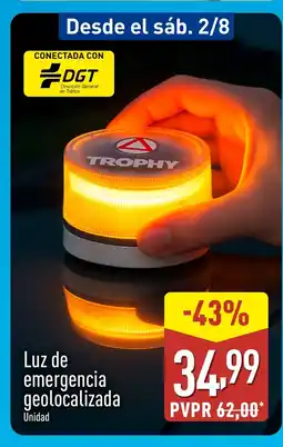 ALDI Luz de emergencia geolocalizada oferta