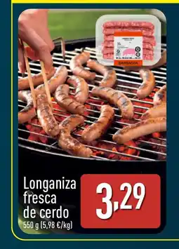 ALDI Longaniza fresca de cerdo oferta