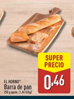 ALDI EL HORNO Barra de pan oferta