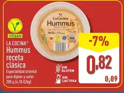 ALDI LA COCINA Hummus receta clásica oferta