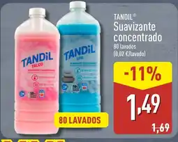 ALDI TANDIL Suavizante concentrado oferta