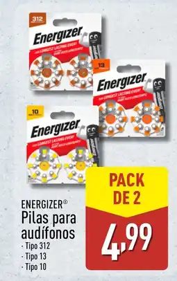 ALDI ENERGIZER Pilas para audífonos oferta
