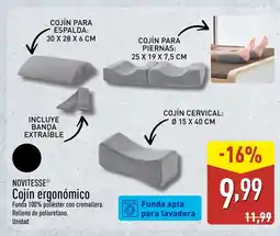 ALDI NOVITESSE Cojín ergonómico oferta