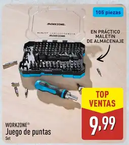 ALDI WORKZONE Juego de puntas oferta