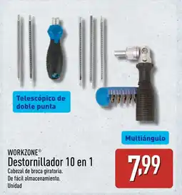 ALDI WORKZONE Destornillador 10 en 1 oferta