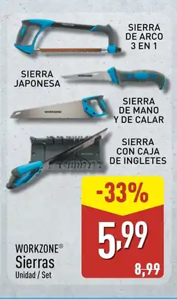 ALDI WORKZONE Sierras oferta