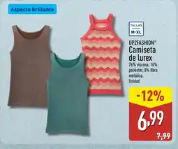 ALDI UP2FASHION Camiseta de lurex oferta
