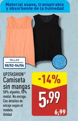 ALDI UP2FASHION Camiseta sin mangas oferta