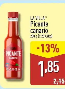 ALDI LA VILLA Picante canario oferta