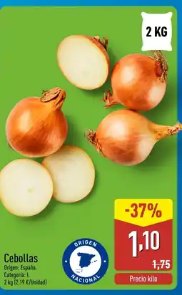 ALDI Cebollas oferta