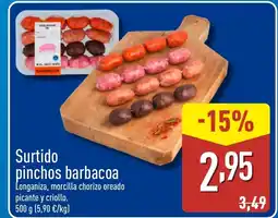 ALDI Surtido pinchos barbacoa oferta