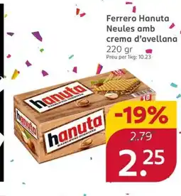 Rossmann Ferrero Hanuta Neules amb crema d'avellana oferta