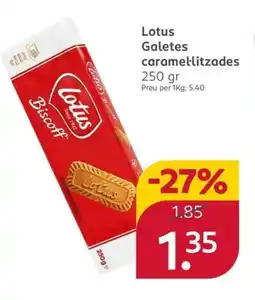 LOTUS Galetes caramel·litzades
