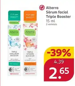 ALTERRA Sérum facial Triple Booster